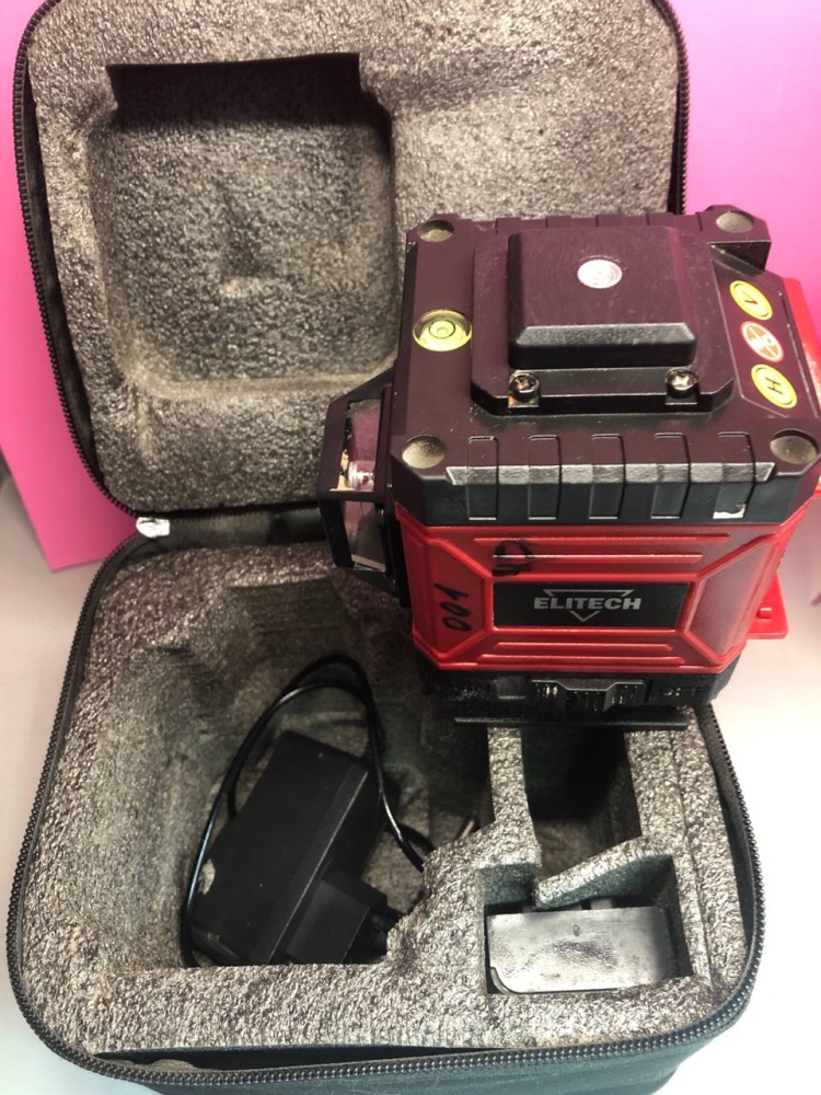 Лазерный уровень Elitech ПЛ12Л-ЗЕЛ