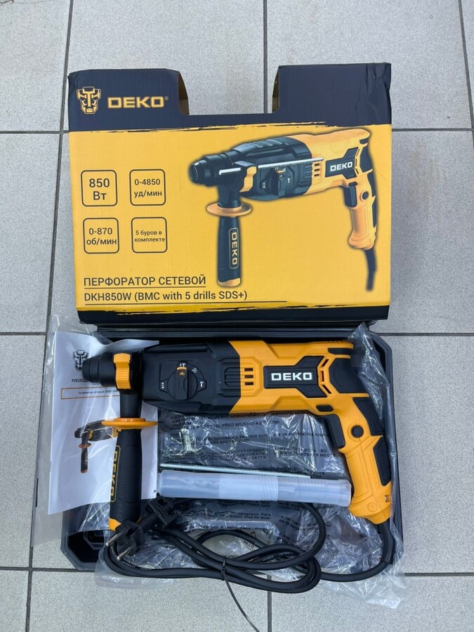 Перфоратор Deko dkh850w