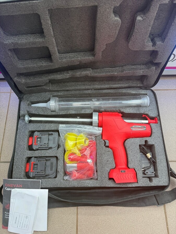 Аккумуляторый монтажный пистолет Onevan