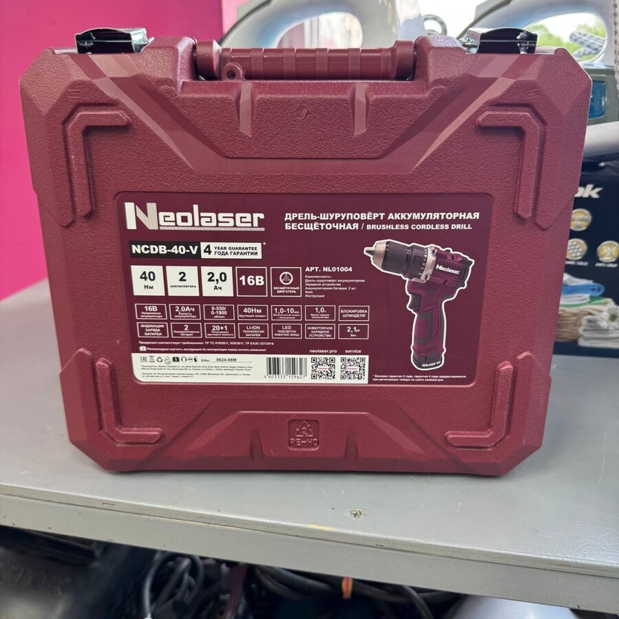 Шуруповерт Neolaser NCDB40V