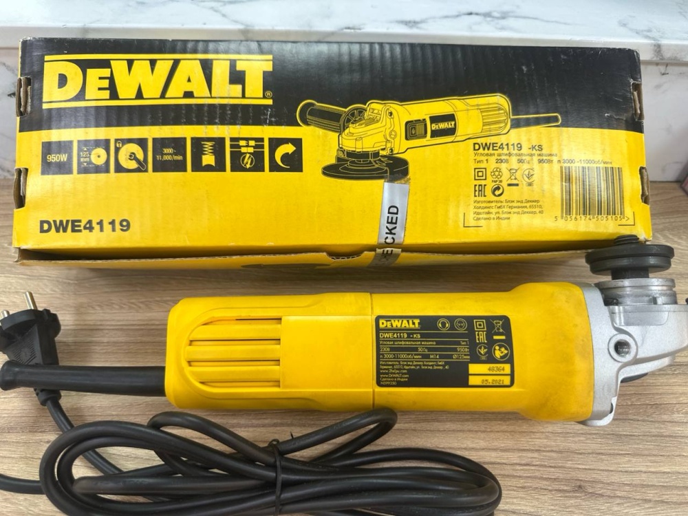 УШМ (Болгарка) DEWALT/125  DWE4119 ks