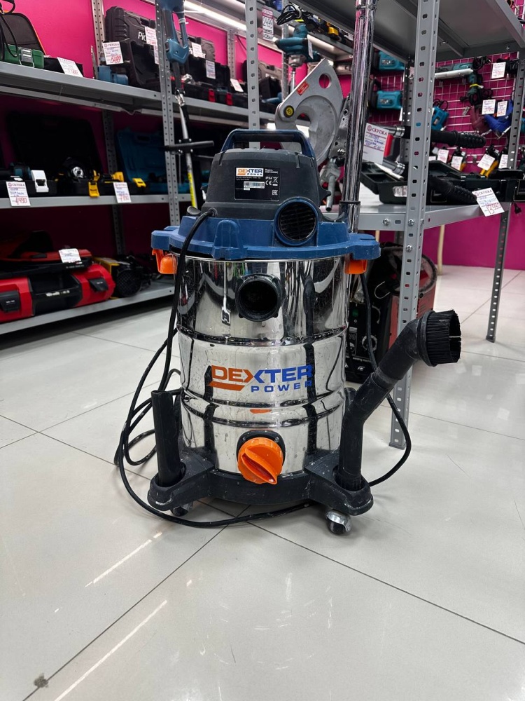 Пылесос строительный DEXTER VOD 1530 WCS
