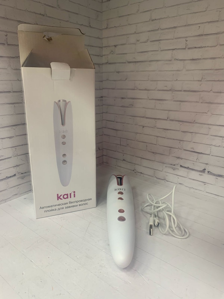 Плойка для волос автоматическая беспроводная Kari