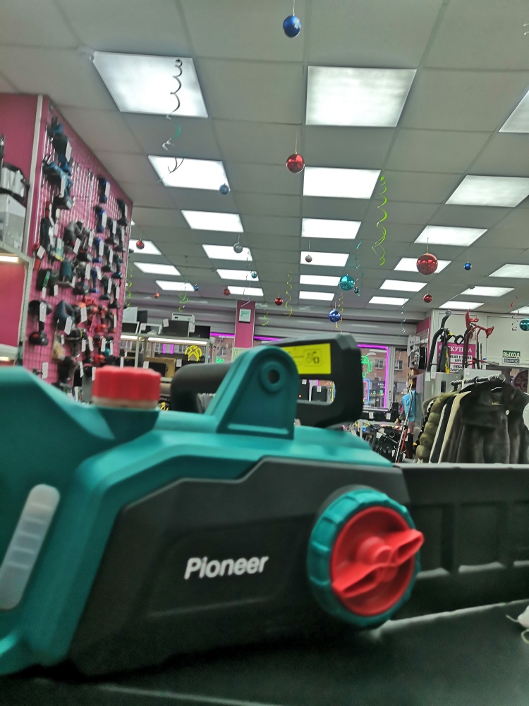 Цепная электропила pioneer