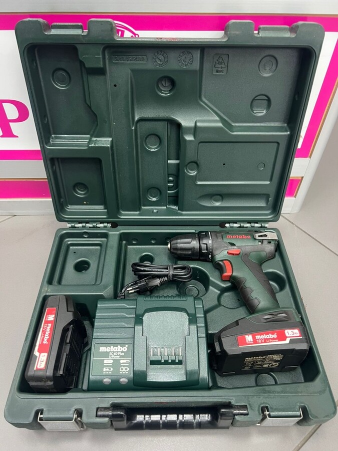 Шуруповерт Metabo BS18+SC60 plus
