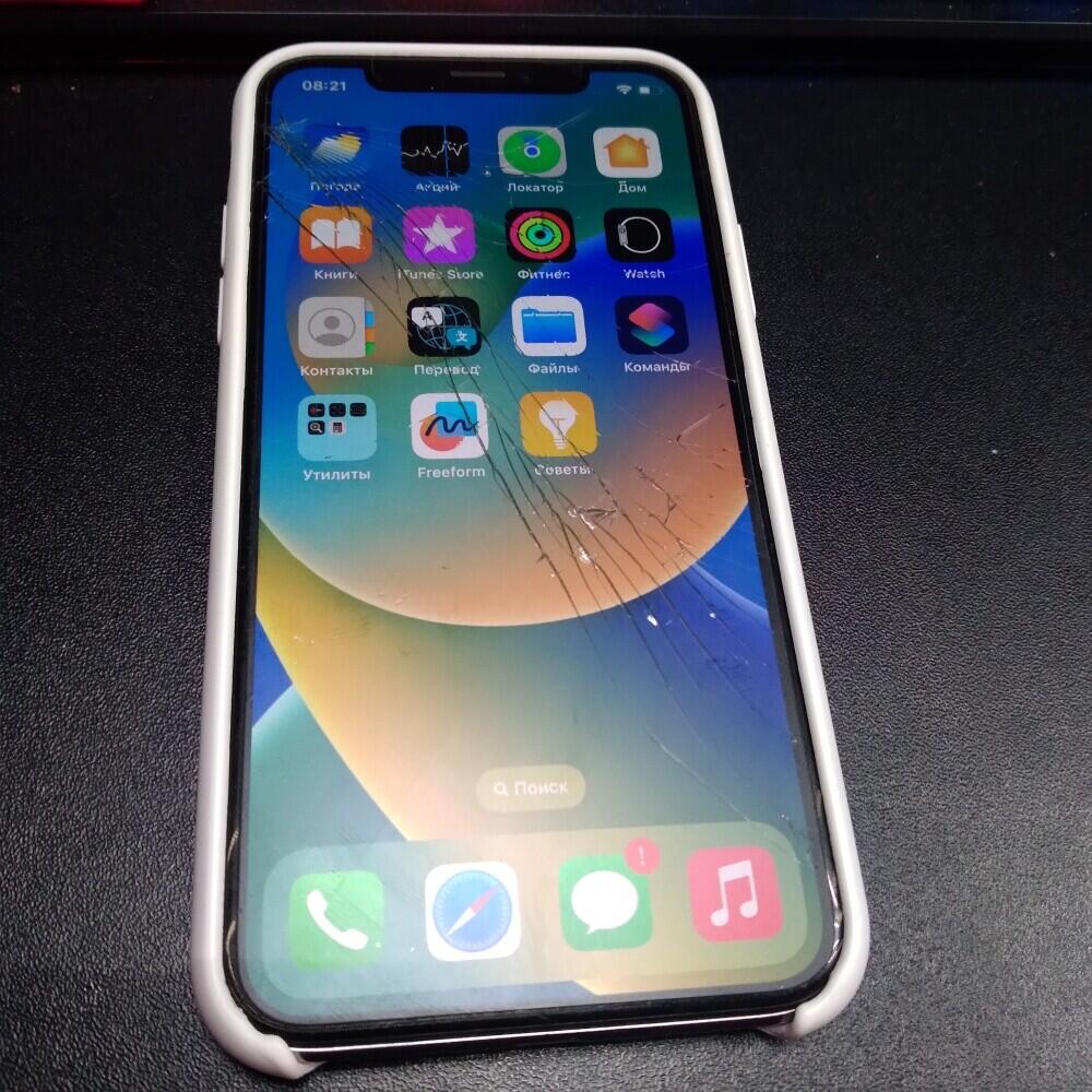 Смартфон iPhone X 64Gb б/у купить в в магазинах «Скупка» (Артикул: 0995794  ) с доставкой: цена 13 900 ₽, отзывы