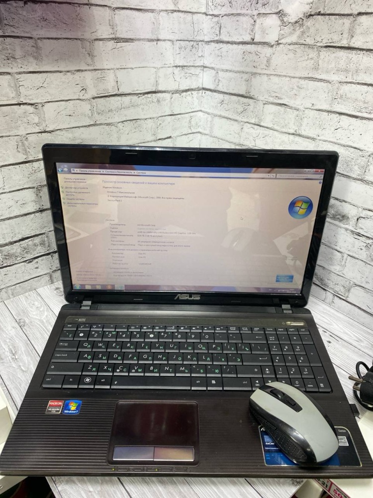 Ноутбук ASUS AMD A4-3300/8 Gb/Hdd 750/Radeon