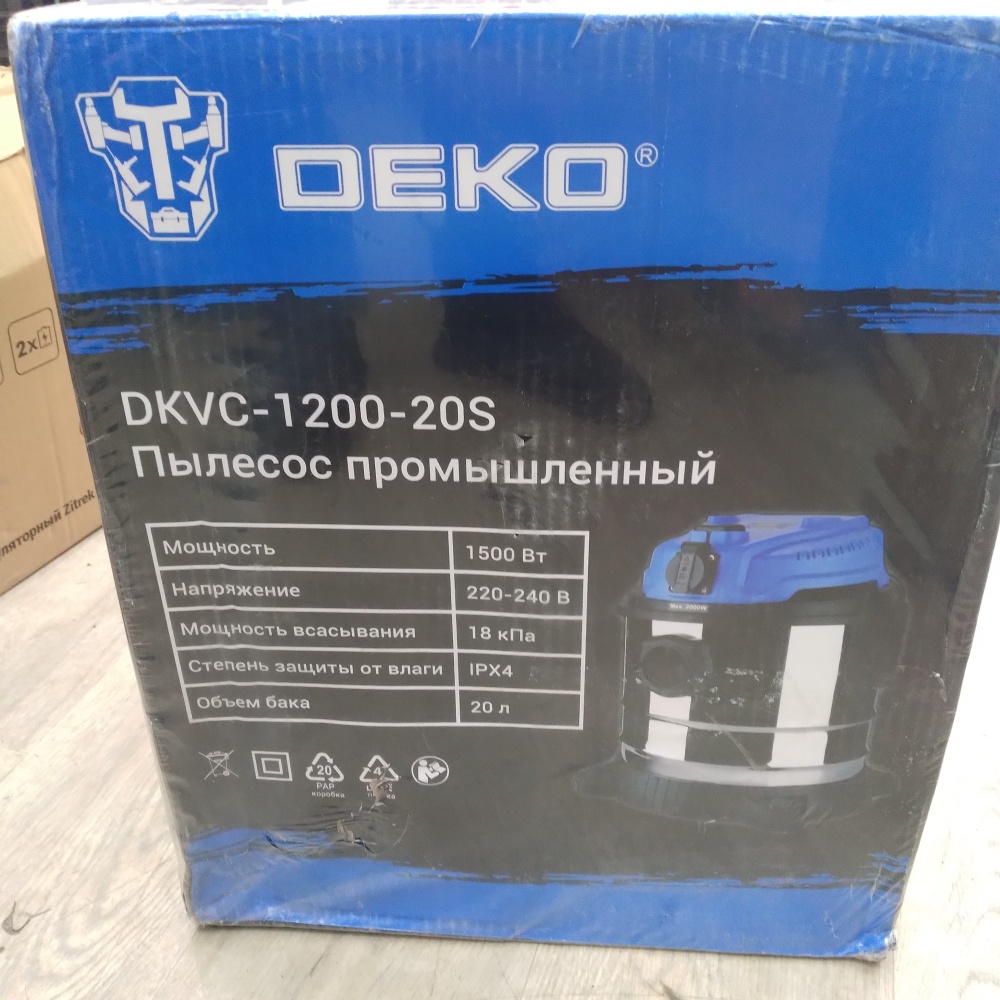 Строительный пылесос deko