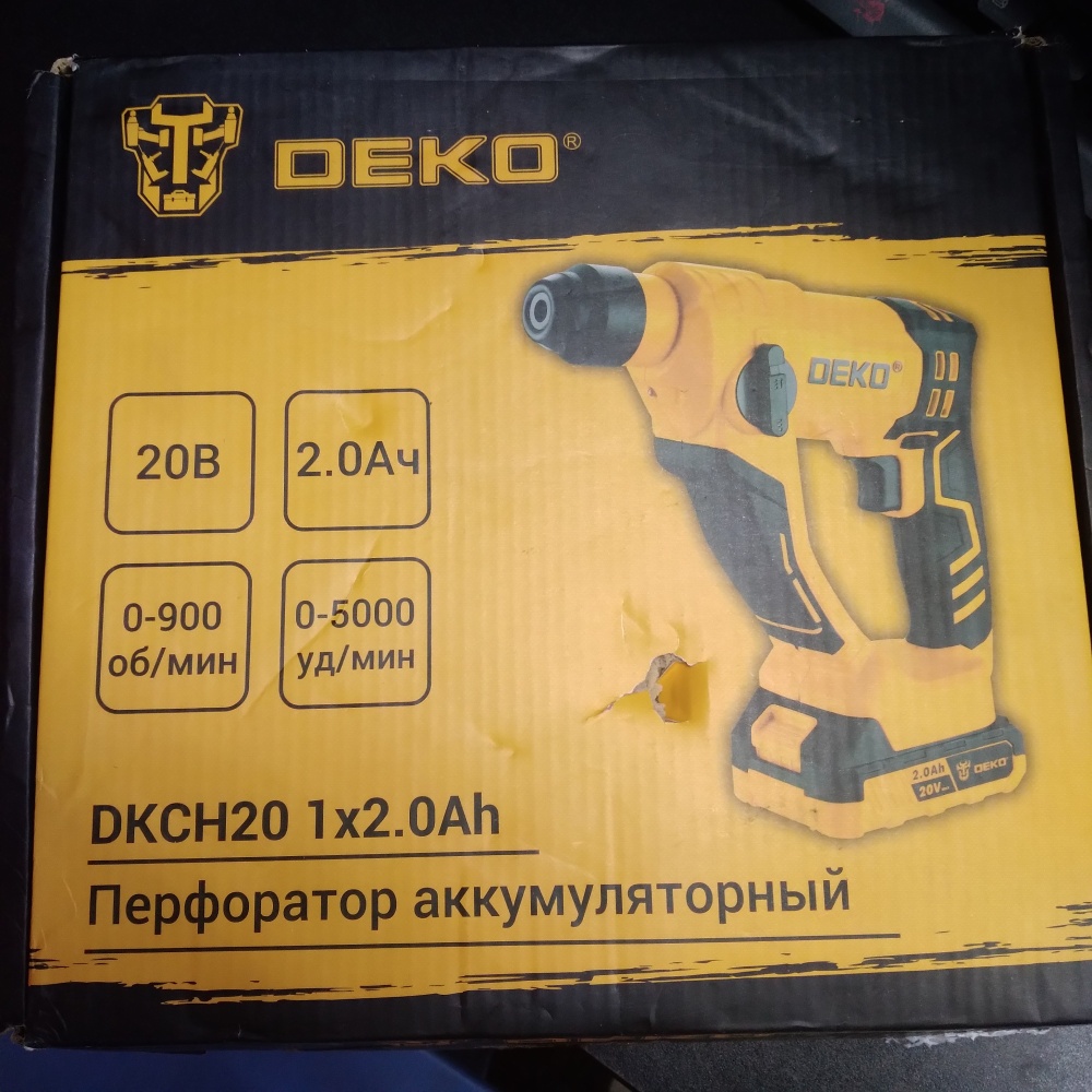 Перфоратор deko на акб