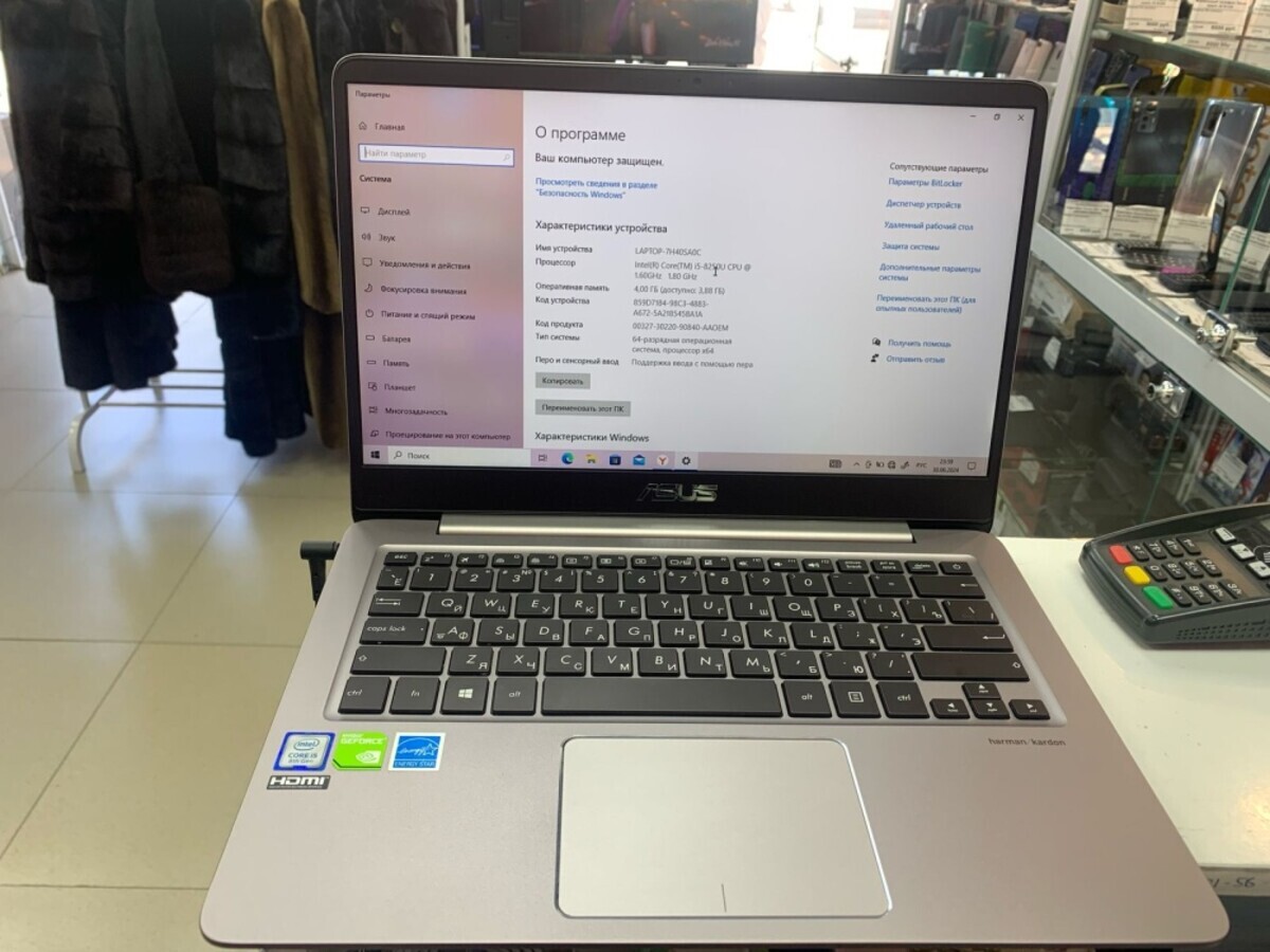 Ноутбук ASUS NoteBook UX410U core i 5 1.80Ghz 4 gb