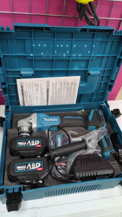 Шуруповерт+УШМ Makita