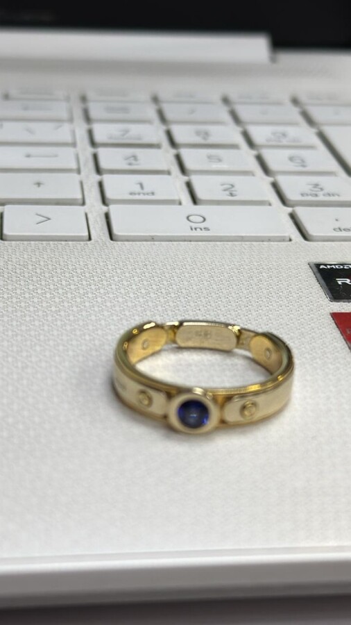 Кольцо BARAKA -сапфир