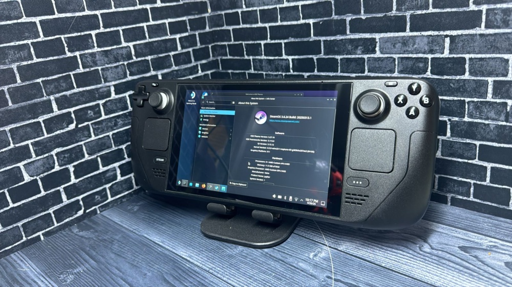 Игровая приставка Steamdeck LCD 1tb + 512gb flash