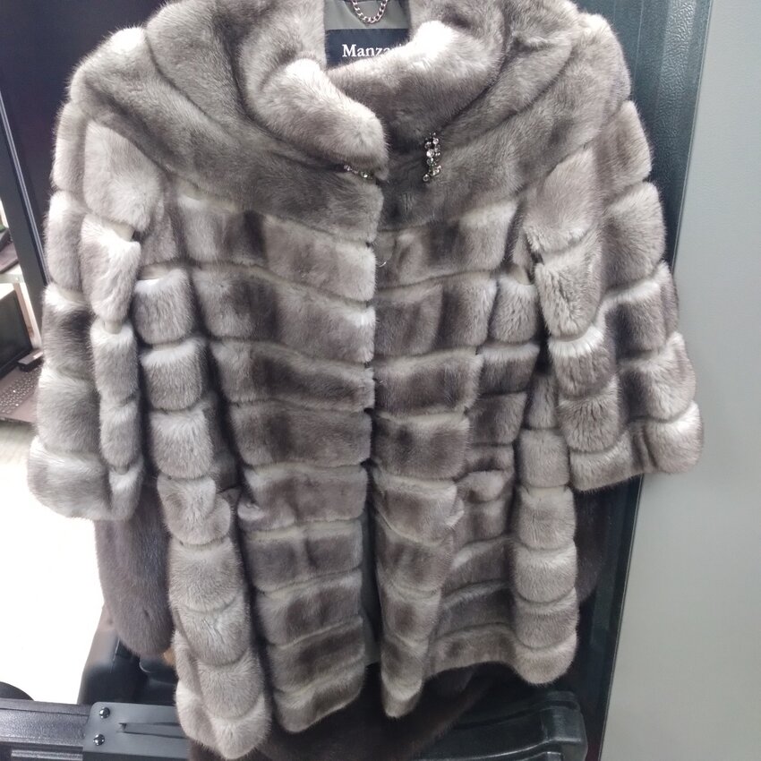 Шуба  автоледи норка