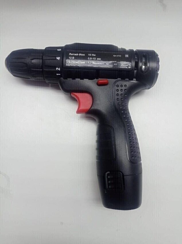 Шуруповерт Li/lon 15 Nm