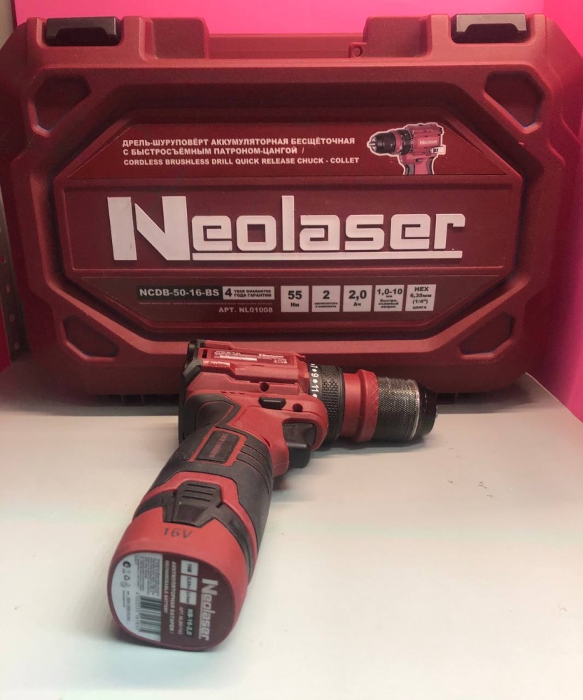 Шуруповерт Neolaser NCDB-50-16BS