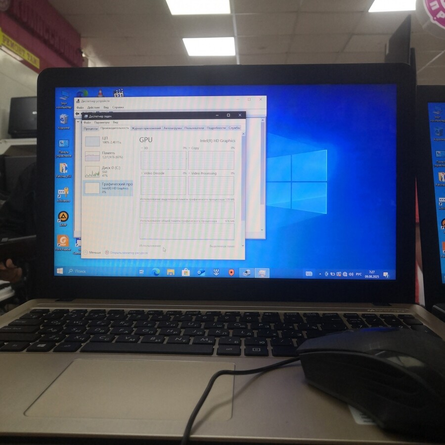 Ноутбук ASUS intel N3060 2-1.6/SSD 240/ОЗУ 2/1 gb