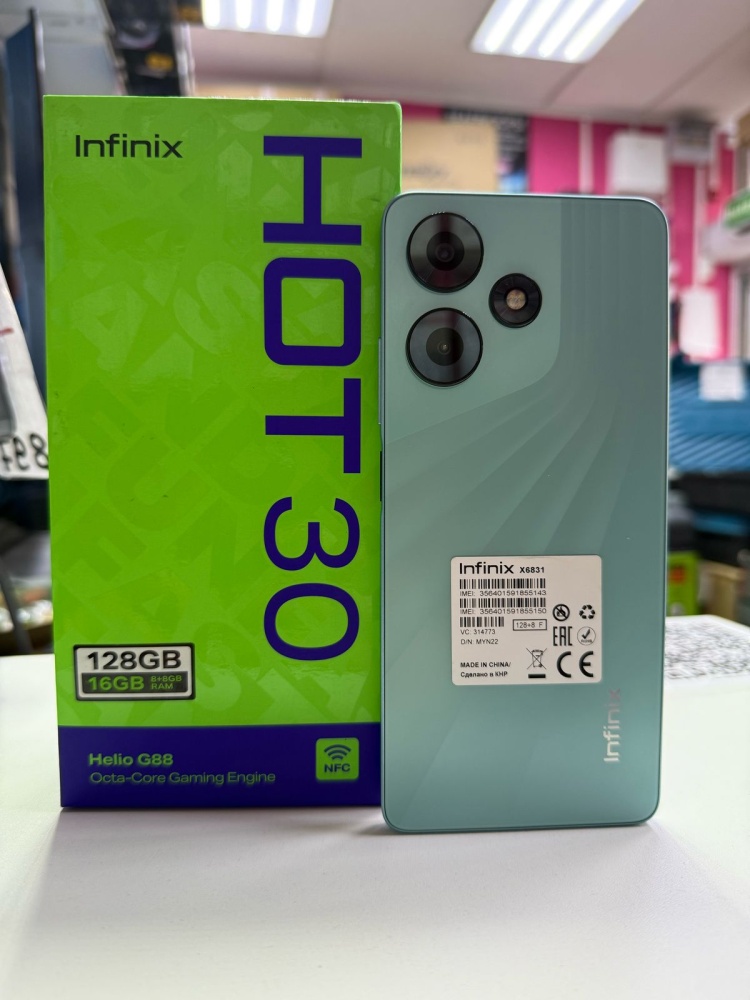 Мобильный телефон Infinix HOT 30 8/128GB