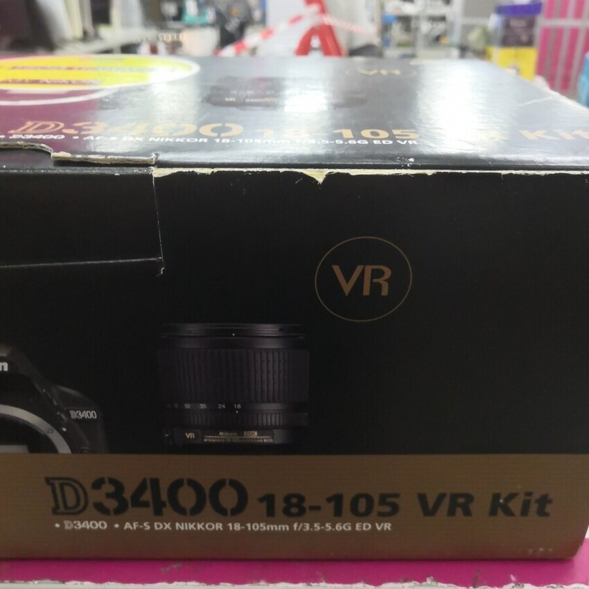 Фотоаппарат Nikon D3400 18-105 VR Kit