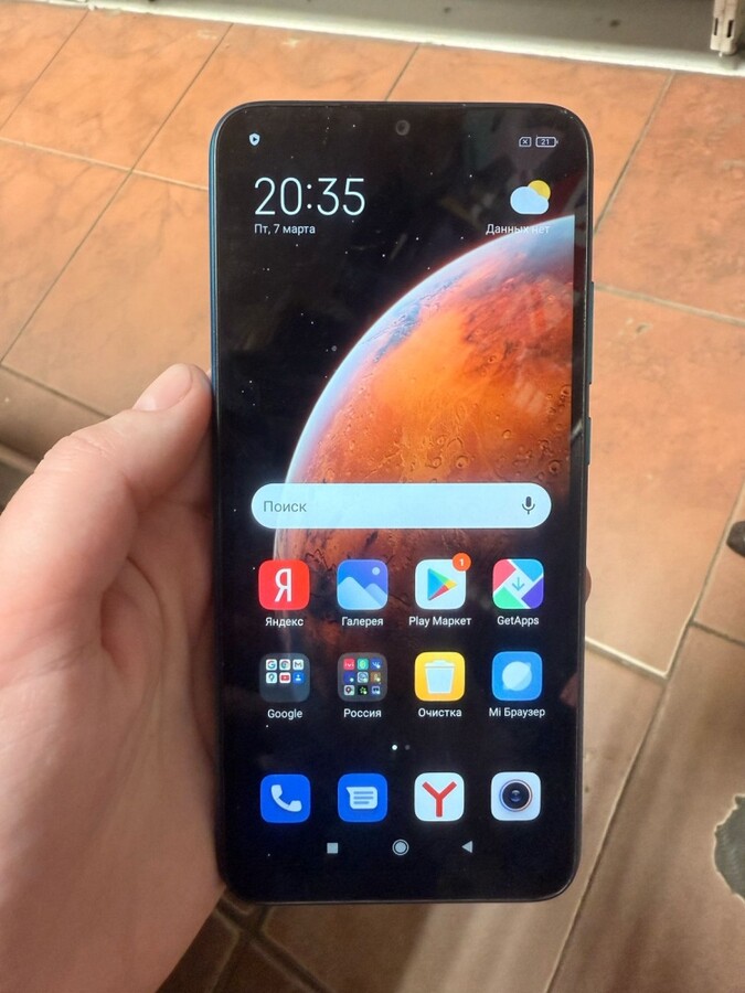 Смартфон Xiaomi Redmi note 9 (4\128)