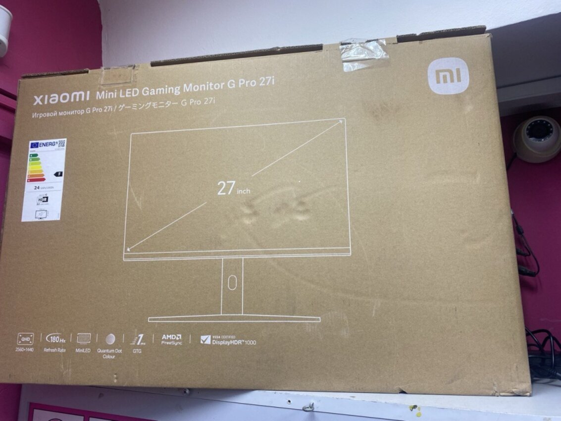Mini LED Gaming Monitor Xiaomi G Pro 27i IPS НОВЫЙ