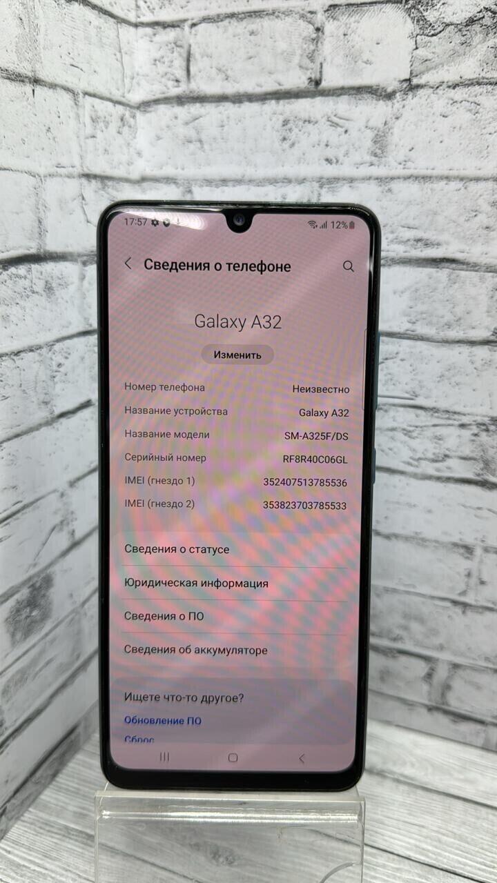 Смартфон Samsung A32 4/64 б/у купить в в магазинах «Скупка» (Артикул:  891874 ) с доставкой: цена 10 555 ₽, отзывы