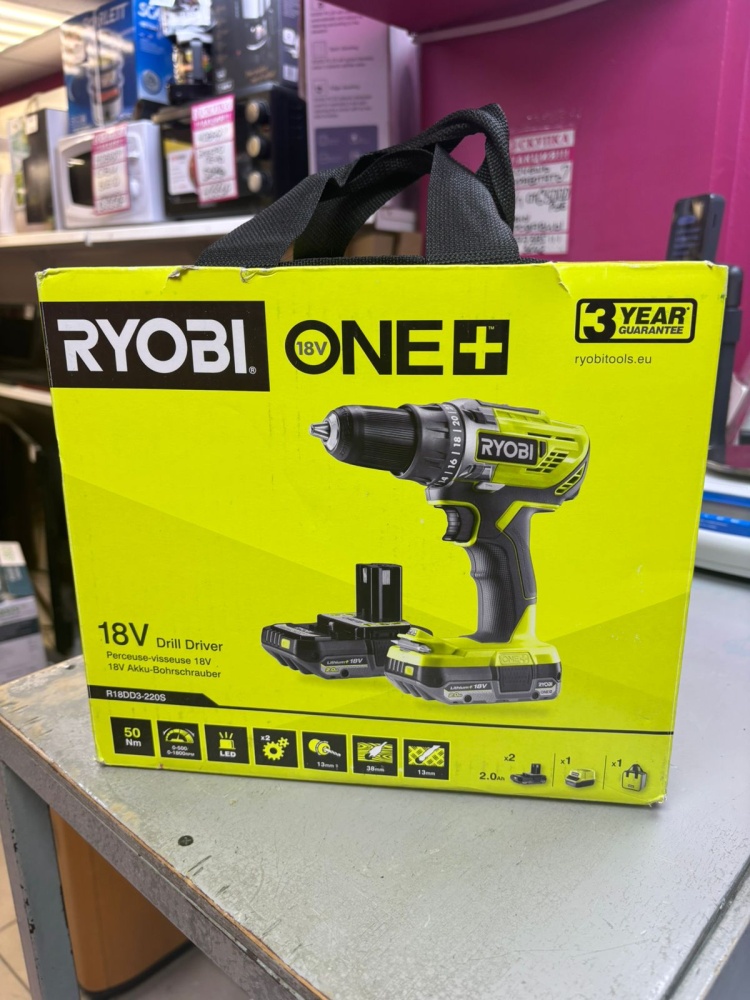Дрель-Шуруповерт Ryobi ONE+ R18DD3-220S