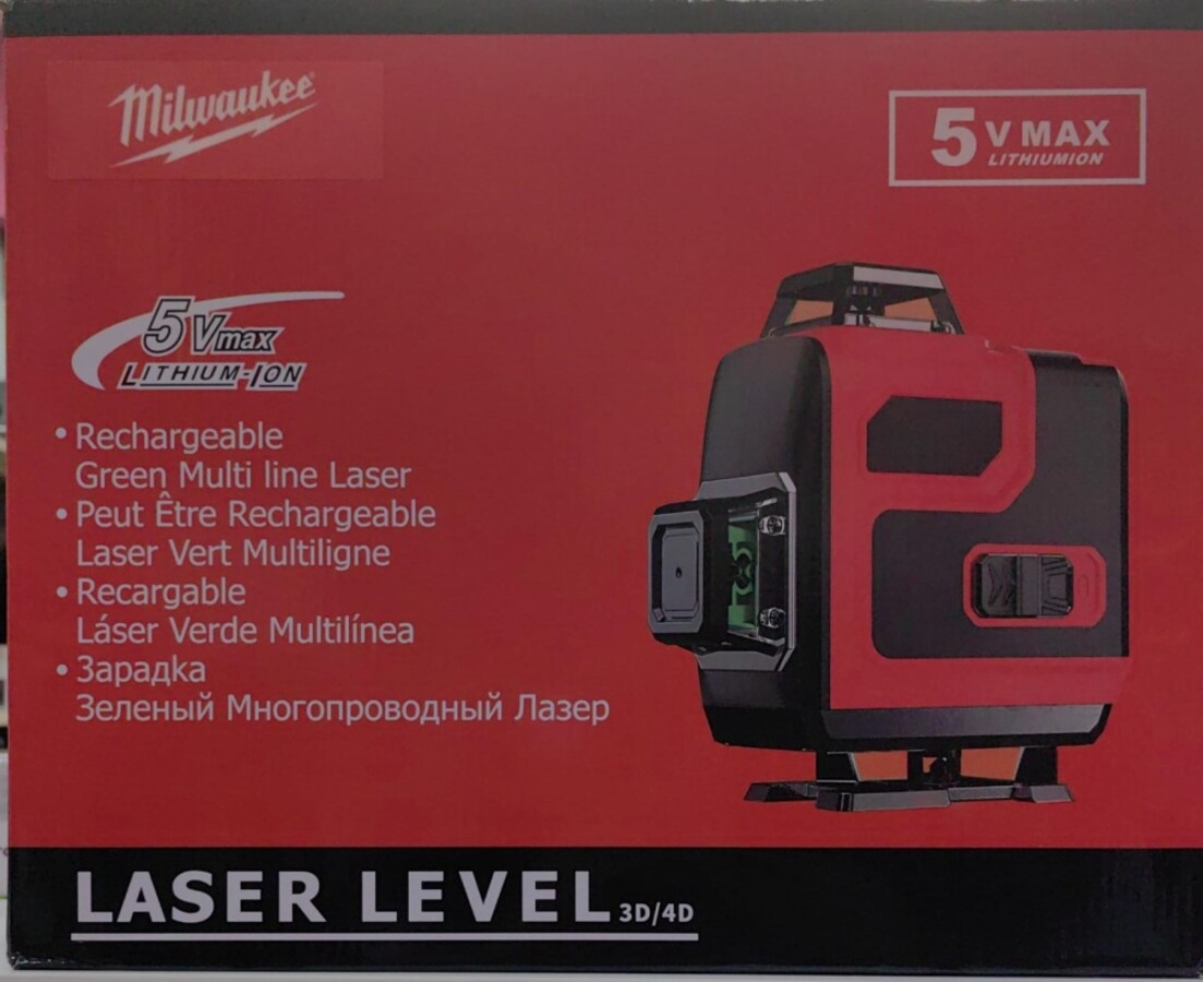 Лазерный уровень Milwaukee 5Vmax
