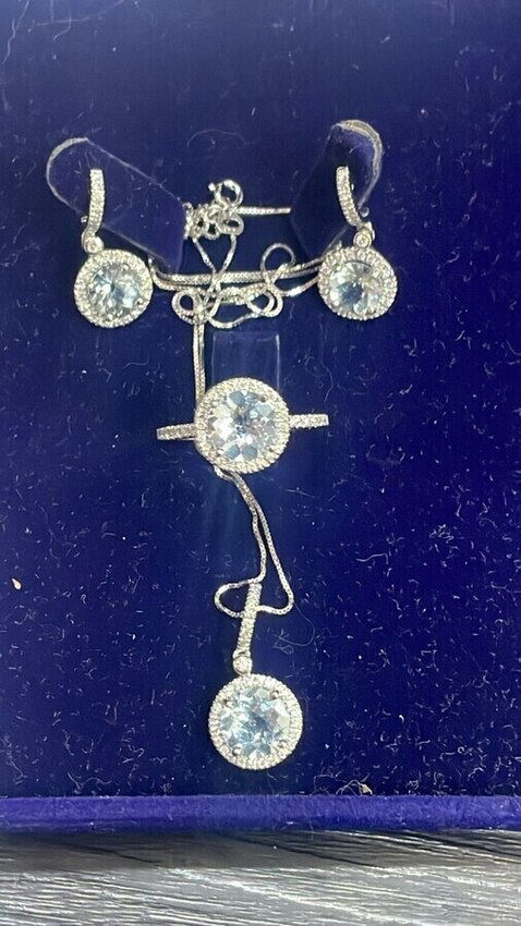 Украшение набор Серьги Кольцо Кулон